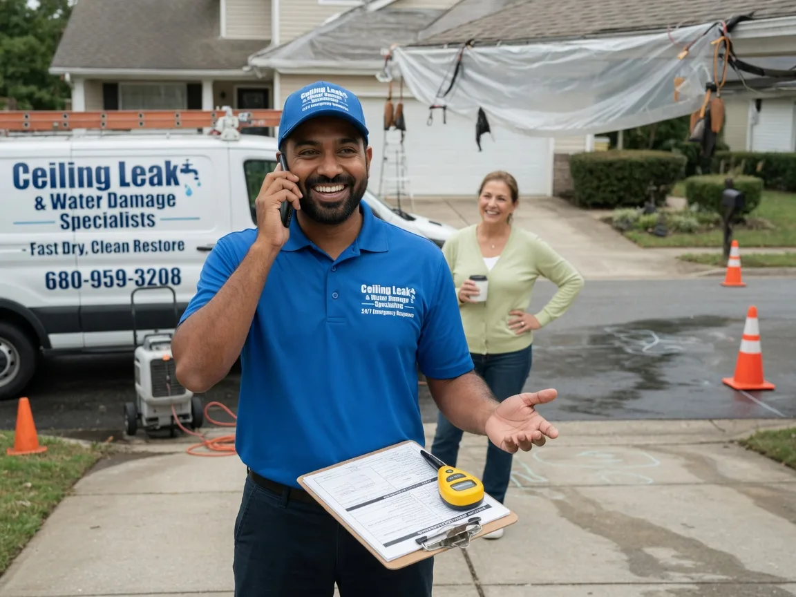 Ceiling Leak Cleanup Fort Thompson, SD FAQs